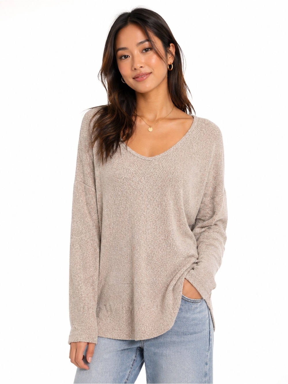 Daytrip Women's Tan Sweater